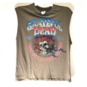 NWT Grateful Dead Distressed Sleeveless Tee